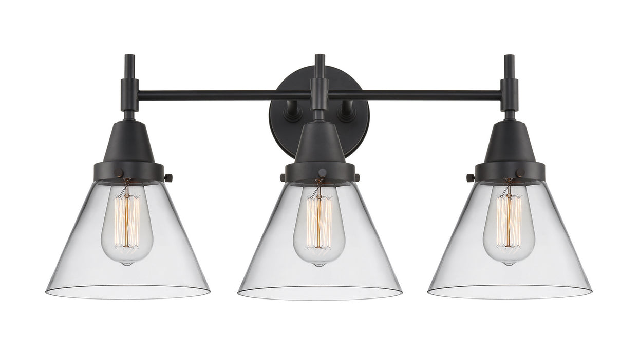 Innovations - 447-3W-BK-G42-LED - LED Bath Vanity - Matte Black