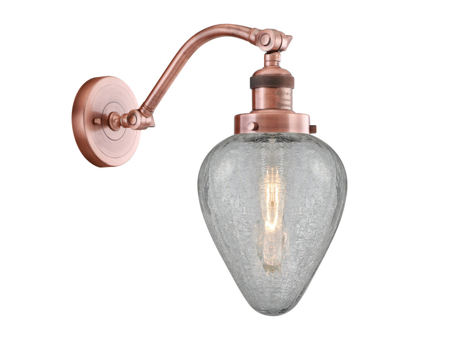 Innovations - 515-1W-AC-G165 - One Light Wall Sconce - Franklin Restoration - Antique Copper