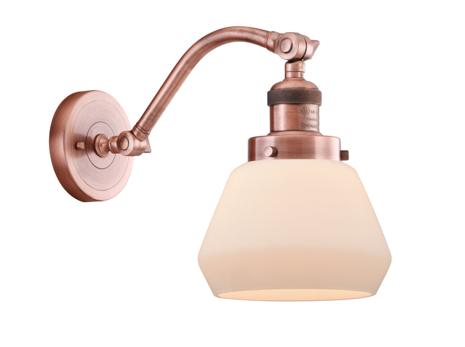 Innovations - 515-1W-AC-G171 - One Light Wall Sconce - Franklin Restoration - Antique Copper