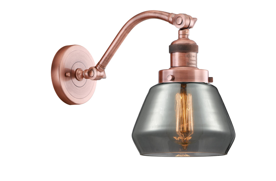 Innovations - 515-1W-AC-G173-LED - LED Wall Sconce - Franklin Restoration - Antique Copper