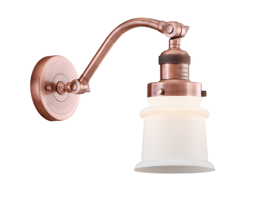 Innovations - 515-1W-AC-G181S - One Light Wall Sconce - Franklin Restoration - Antique Copper