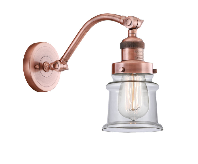 Innovations - 515-1W-AC-G182S - One Light Wall Sconce - Franklin Restoration - Antique Copper