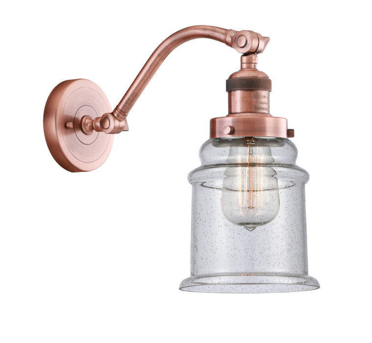 Innovations - 515-1W-AC-G184-LED - LED Wall Sconce - Franklin Restoration - Antique Copper