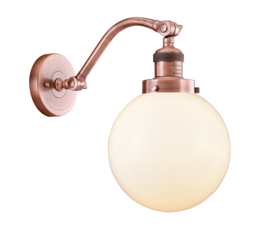 Innovations - 515-1W-AC-G201-8-LED - LED Wall Sconce - Franklin Restoration - Antique Copper