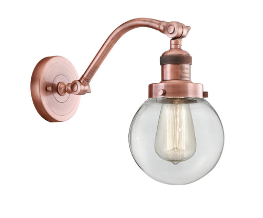 Innovations - 515-1W-AC-G202-6-LED - LED Wall Sconce - Franklin Restoration - Antique Copper