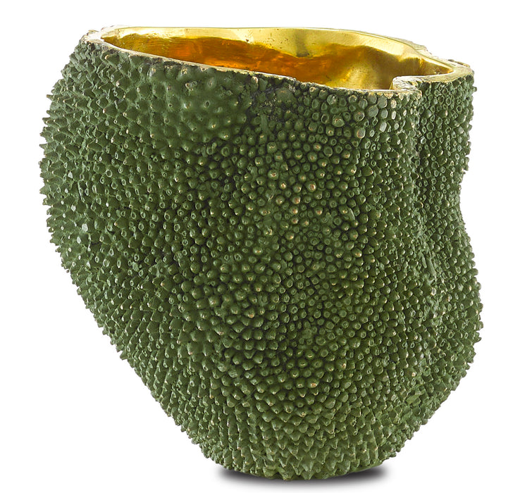 Currey and Company - 1200-0288 - Vase - Green/Gold