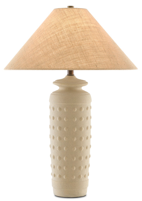 Currey and Company - 6000-0612 - One Light Table Lamp - Sand/Brass