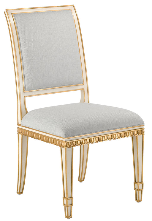 Currey and Company - 7000-0152 - Chair - Ivory/Antique Gold
