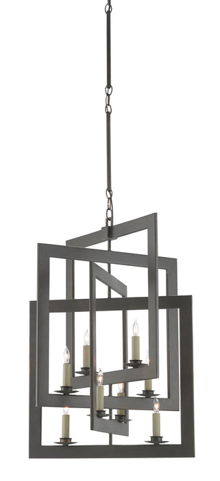 Currey and Company - 9000-0524 - Eight Light Chandelier - Bronze Gold