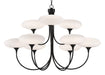 Currey and Company - 9000-0588 - Nine Light Chandelier - Oil Rubbed Bronze