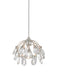 Currey and Company - 9000-0667 - One Light Pendant - Painted Silver/Silver Leaf