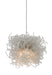 Currey and Company - 9000-0695 - One Light Pendant - Painted Silver/Clear