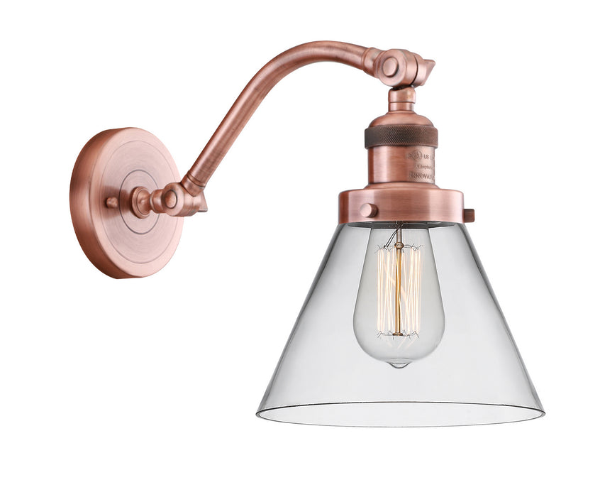 Innovations - 515-1W-AC-G42 - One Light Wall Sconce - Franklin Restoration - Antique Copper
