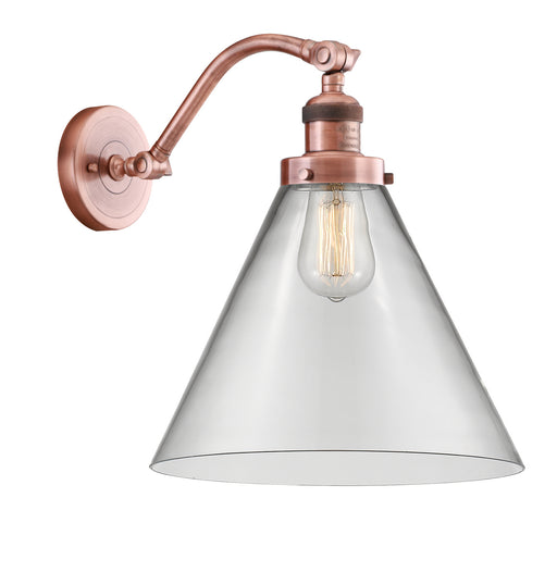 Innovations - 515-1W-AC-G42-L - One Light Wall Sconce - Franklin Restoration - Antique Copper