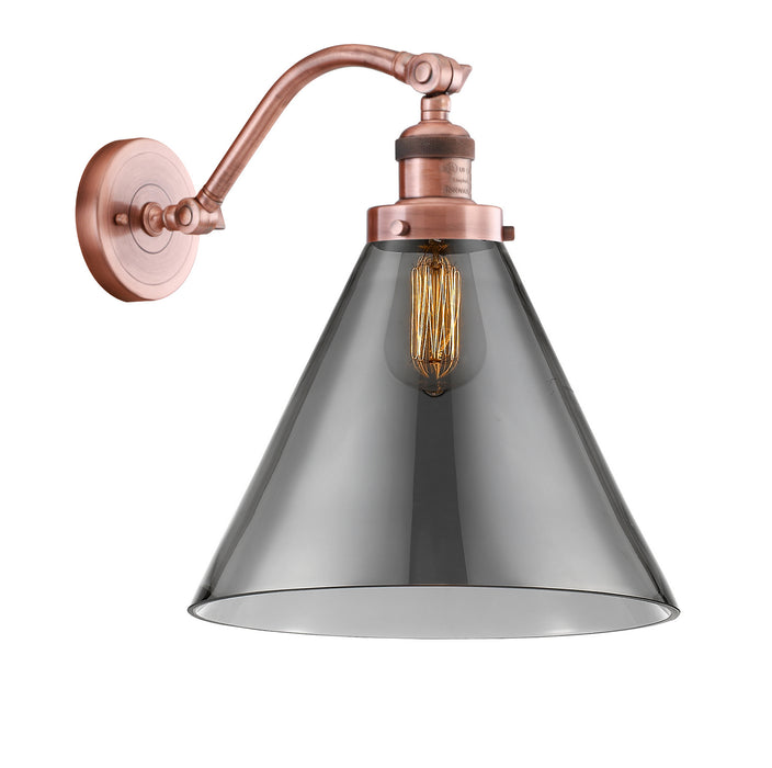Innovations - 515-1W-AC-G43-L - One Light Wall Sconce - Franklin Restoration - Antique Copper