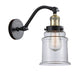 Innovations - 515-1W-BAB-G182 - One Light Wall Sconce - Franklin Restoration - Black Antique Brass