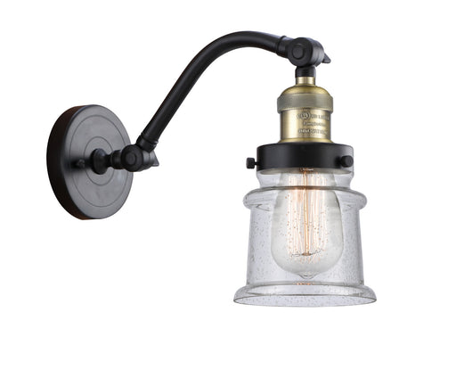 Innovations - 515-1W-BAB-G184S - One Light Wall Sconce - Franklin Restoration - Black Antique Brass