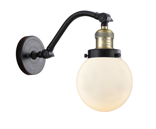 Innovations - 515-1W-BAB-G201-6 - One Light Wall Sconce - Franklin Restoration - Black Antique Brass