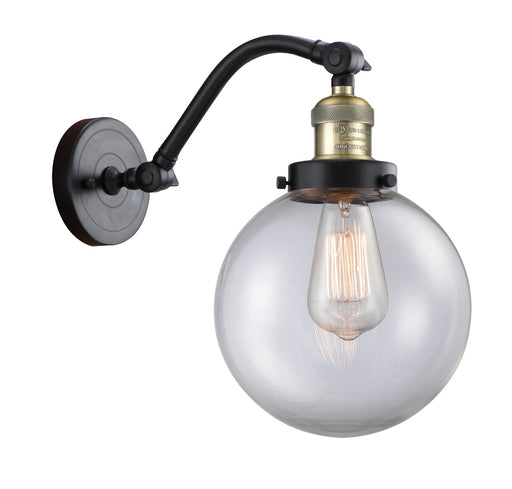 Innovations - 515-1W-BAB-G202-8 - One Light Wall Sconce - Franklin Restoration - Black Antique Brass