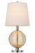 Cal Lighting - BO-3005TB - One Light Table Lamp - Salisbury - Brushed Steel/Amber