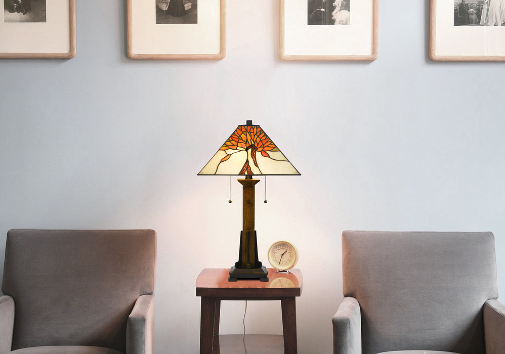 Cal Lighting - BO-3010TB - Two Light Table Lamp - Tiffany - Tiffany