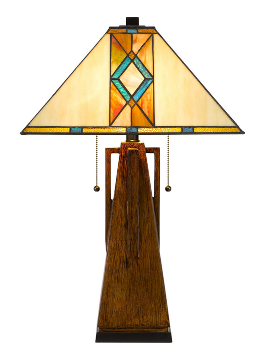 Cal Lighting - BO-3011TB - Two Light Table Lamp - Tiffany - Tiffany