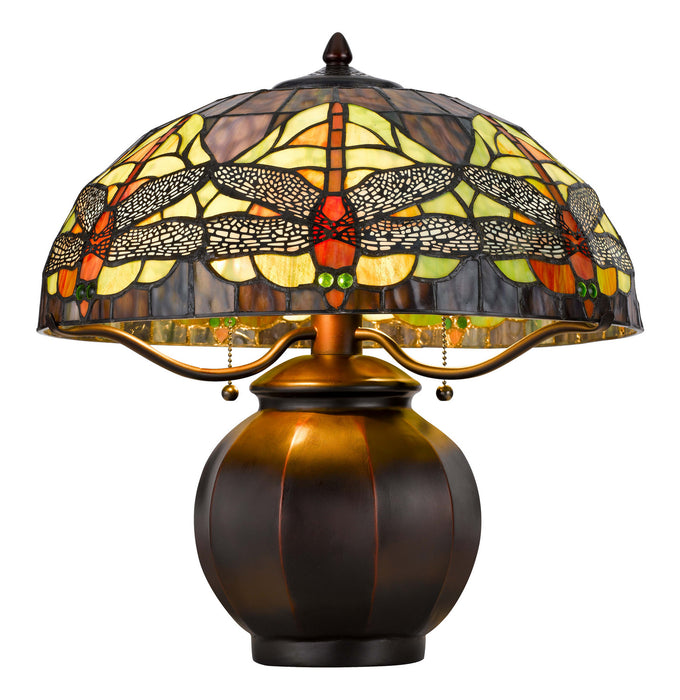 Cal Lighting - BO-3012TB - Two Light Table Lamp - Tiffany - Tiffany