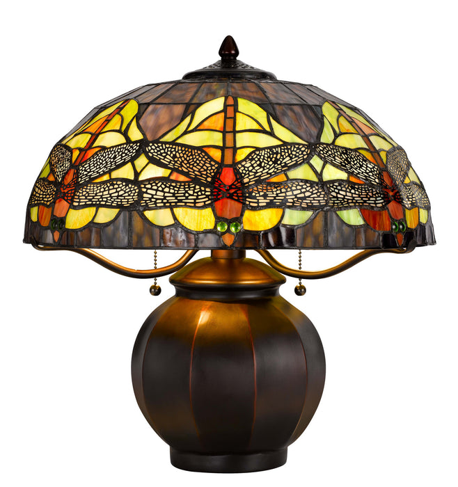 Cal Lighting - BO-3012TB - Two Light Table Lamp - Tiffany - Tiffany