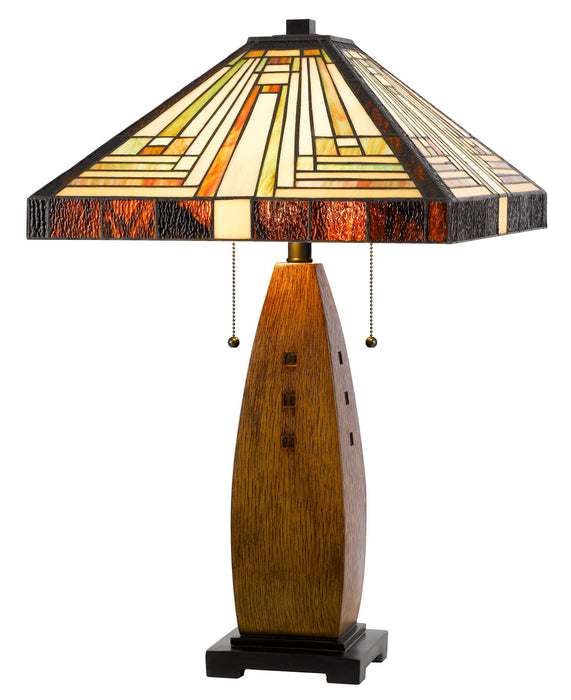 Cal Lighting - BO-3013TB - Two Light Table Lamp - Tiffany - Tiffany