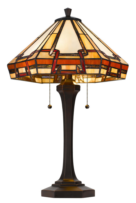 Cal Lighting - BO-3016TB - Two Light Table Lamp - Tiffany - Tiffany