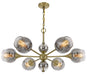 Cal Lighting - FX-3757-6 - Six Light Chandelier - Pendelton - Antique Brass