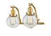 Innovations - 515-2W-SG-G202-6 - Two Light Bath Vanity - Franklin Restoration - Satin Gold