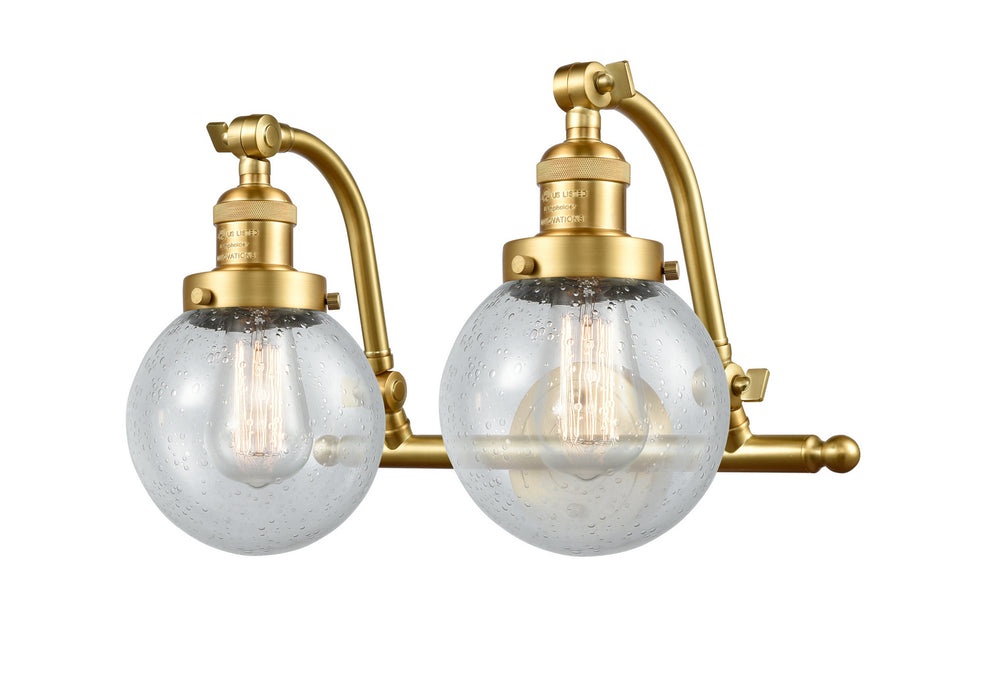 Innovations - 515-2W-SG-G204-6 - Two Light Bath Vanity - Franklin Restoration - Satin Gold