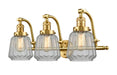 Innovations - 515-3W-SG-G142 - Three Light Bath Vanity - Franklin Restoration - Satin Gold