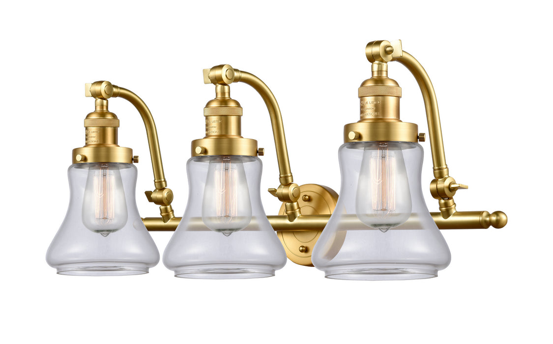 Innovations - 515-3W-SG-G192 - Three Light Bath Vanity - Franklin Restoration - Satin Gold