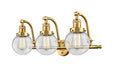 Innovations - 515-3W-SG-G202-6 - Three Light Bath Vanity - Franklin Restoration - Satin Gold