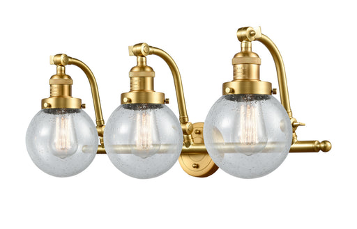 Innovations - 515-3W-SG-G204-6 - Three Light Bath Vanity - Franklin Restoration - Satin Gold