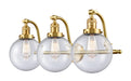 Innovations - 515-3W-SG-G204-8-LED - LED Bath Vanity - Franklin Restoration - Satin Gold