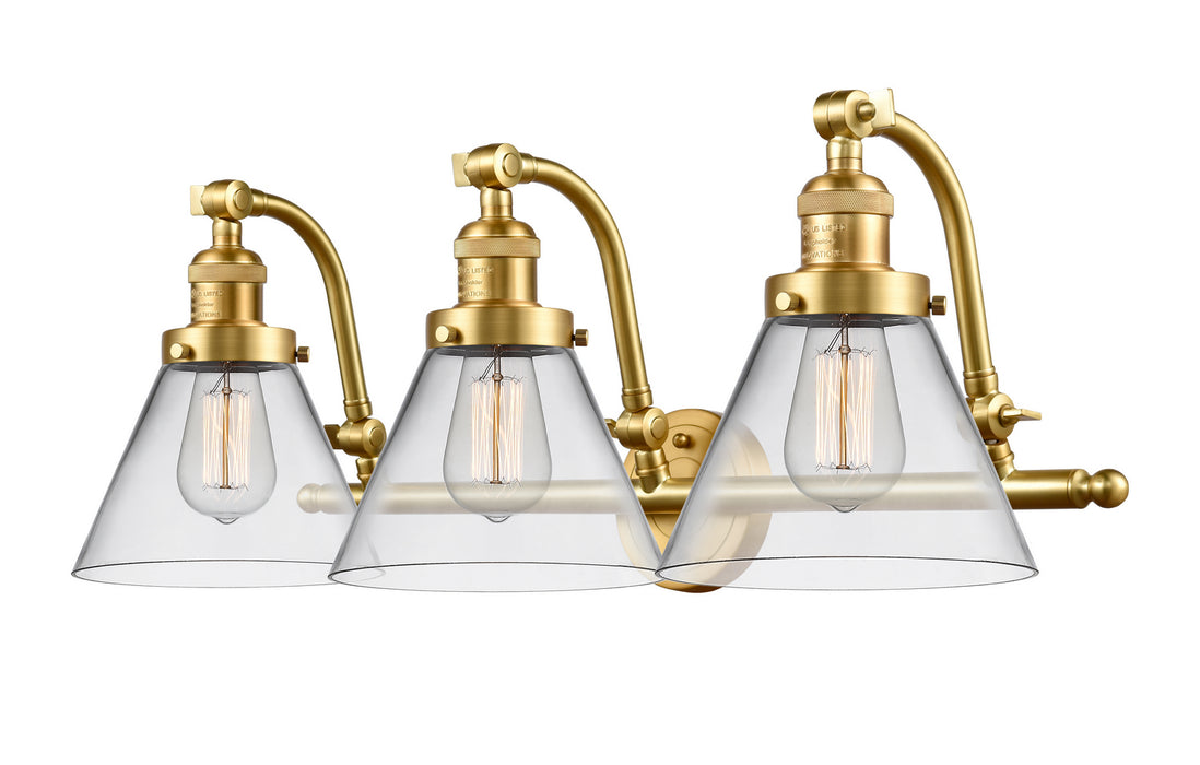 Innovations - 515-3W-SG-G42-LED - LED Bath Vanity - Franklin Restoration - Satin Gold