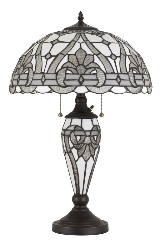 Cal Lighting - BO-2943TB - Two Light Table Lamp and Night Light - Tiffany - Black