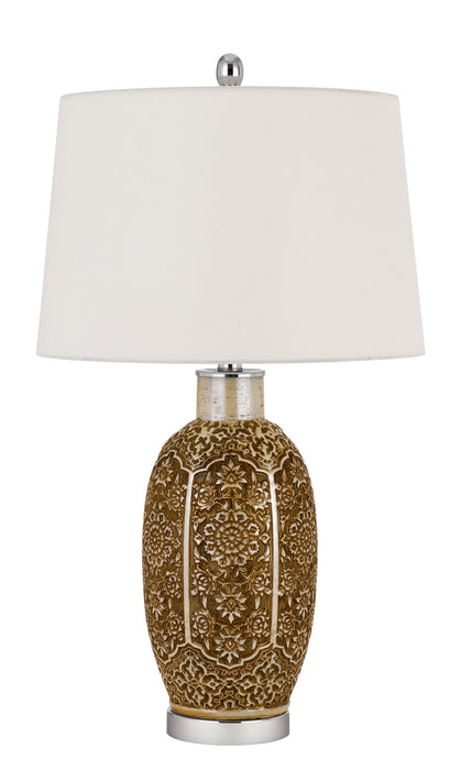 Cal Lighting - BO-2974TB - One Light Table Lamp - Olive - Cinnamon