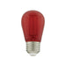 Satco - S8022 - Light Bulb - Transparent Red