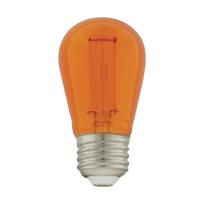Satco - S8026 - Light Bulb - Transparent Orange