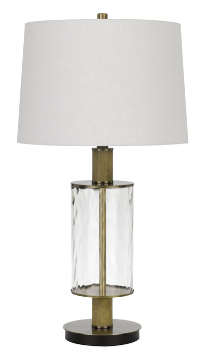 Cal Lighting - BO-2988TB - One Light Table Lamp - Morrilton - Glass/Light Oak