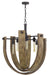 Cal Lighting - FX-3729-6 - Six Light Chandelier - Padova - Light Oak/Iron