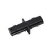 Cal Lighting - HT-286-BK - Straight Connector (3 Wires) - Cal Track - Black