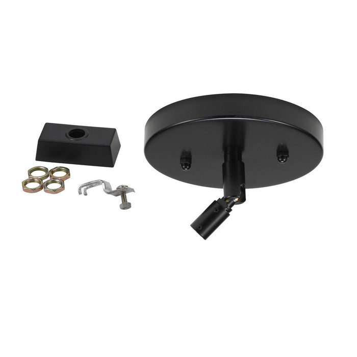 Cal Lighting - HT-294-S-TP-BK - Drop Ceiling Swival Joint Top Plate - Cal Track - Black