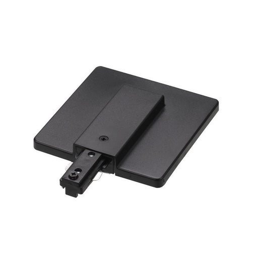 Cal Lighting - HT-300-BK - Live End With Outlet Box Cover - Cal Track - Black