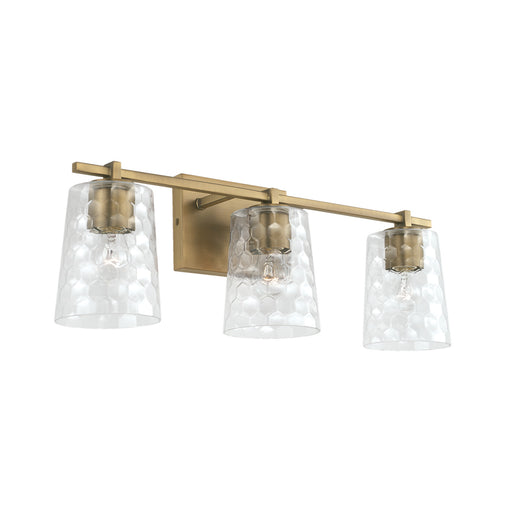 Capital Lighting - 143531AD-517 - Three Light Vanity - Independent - Aged Brass