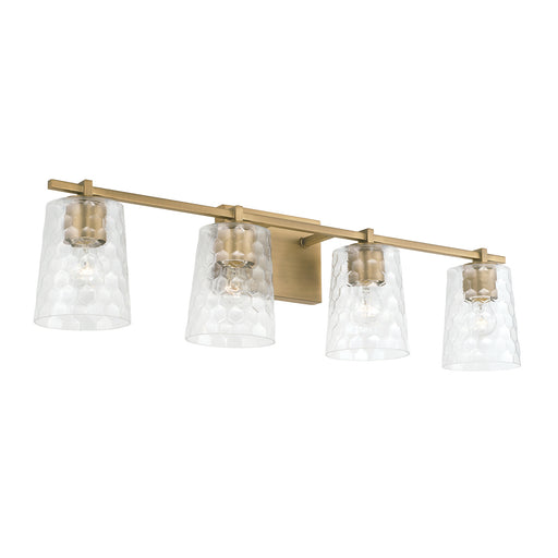 Capital Lighting - 143541AD-517 - Four Light Vanity - Independent - Aged Brass